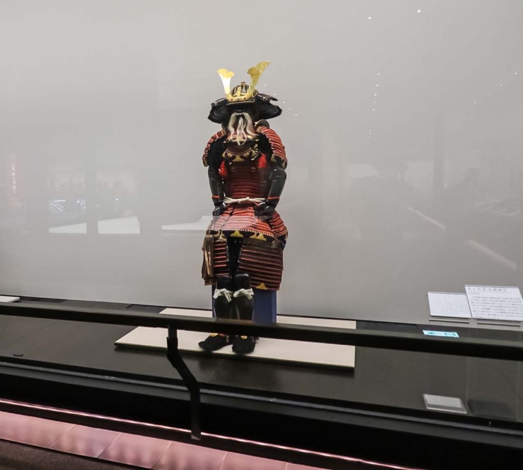 Japanese Samurai Replica in the Edo Museum in Tokyo