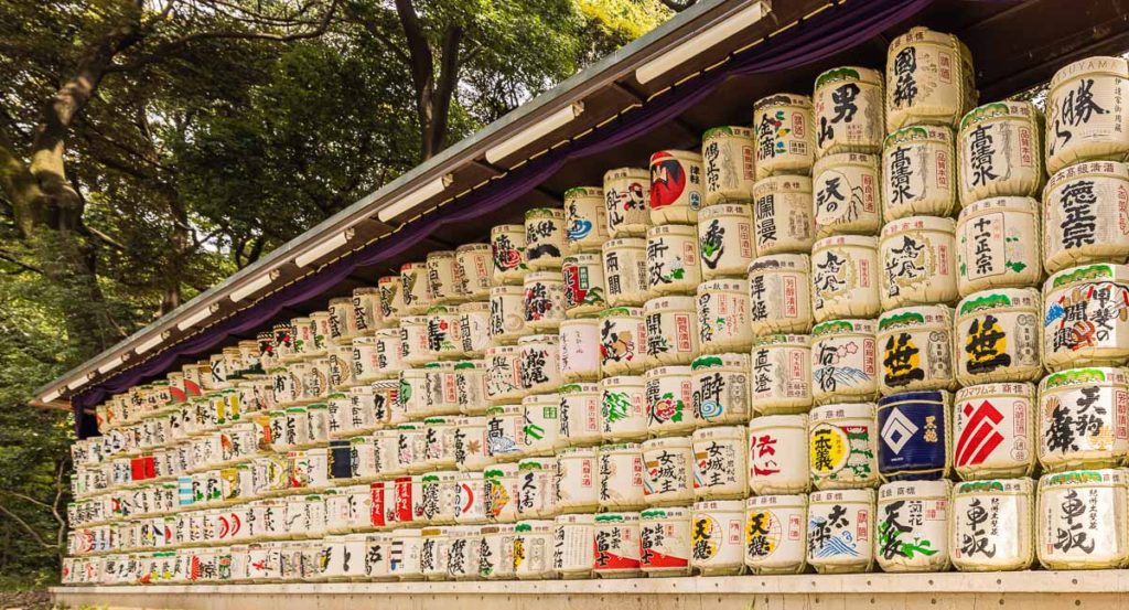 Barrels of Sake Meiji