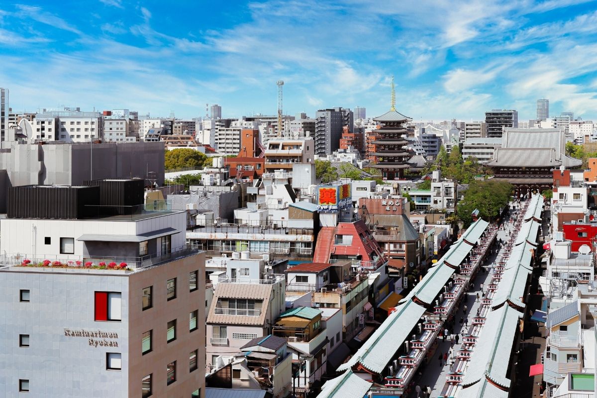 Asakusa is the most beautiful tourist spot in Tokyo