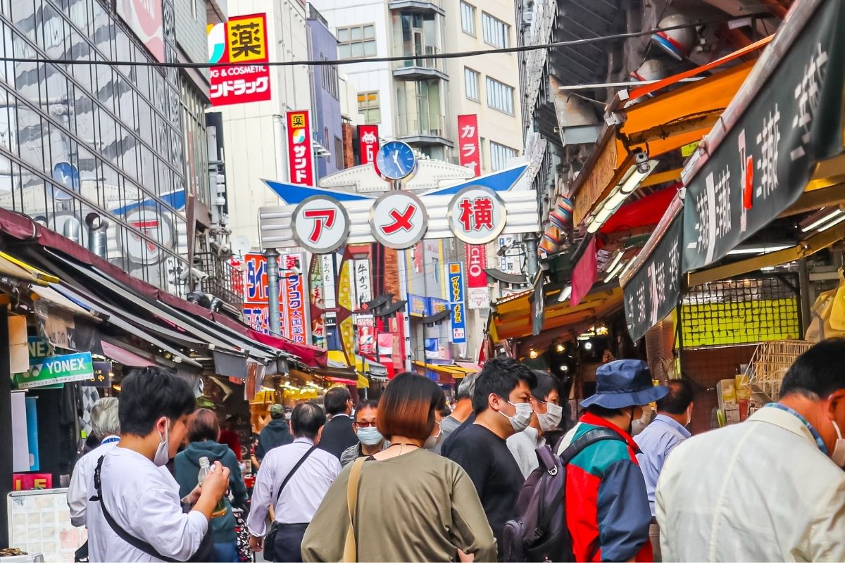 Japan, Hoshu, Tokyo, Ueno, Ameyoko Shopping Street, Store Display