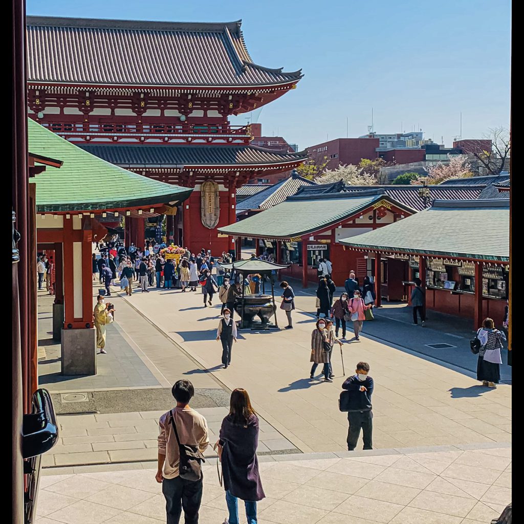 Flower Festival from Sensoji Main Hall