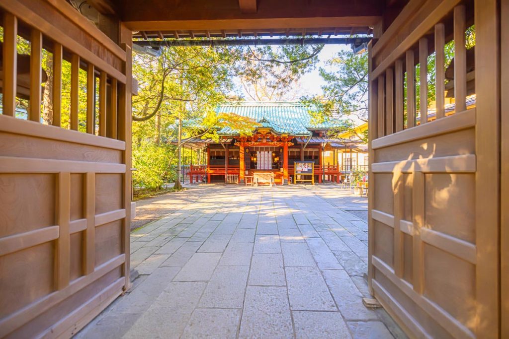Entrance of Hikawa Shrine