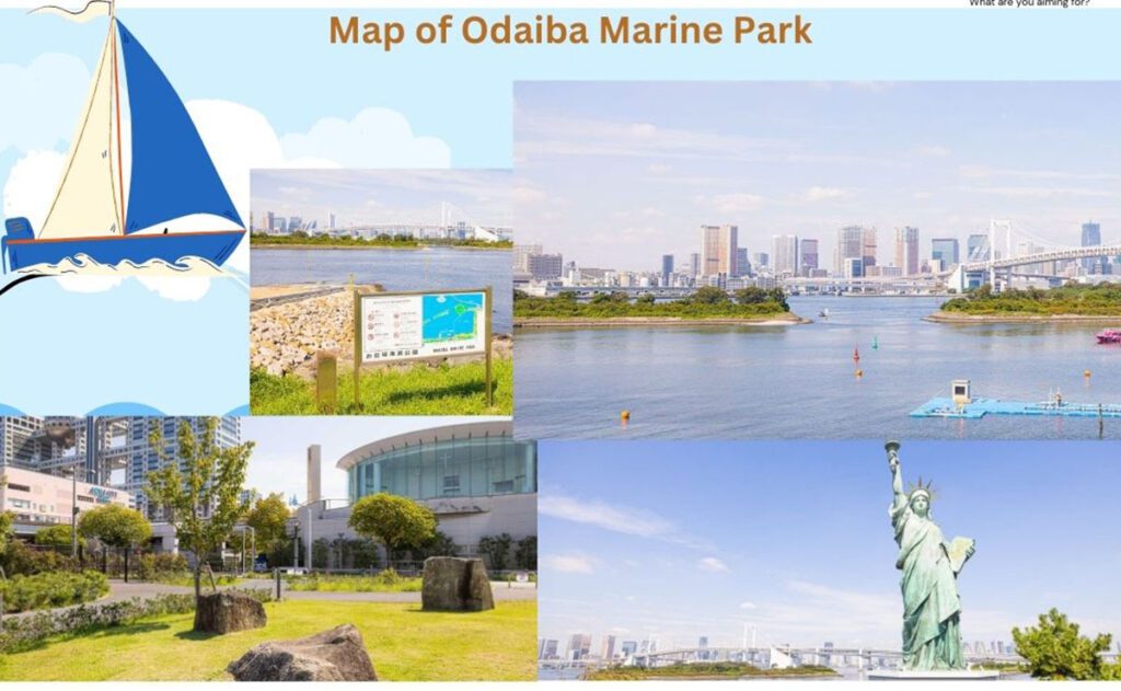 Map of Odaiba Marine Park
