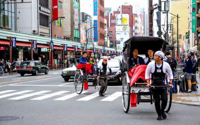 Tokyo tourists