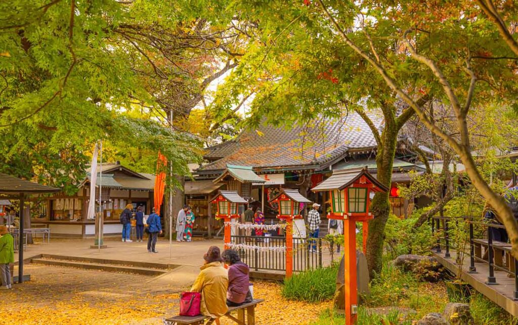 Todoroki Fudoson Temple in autumn
