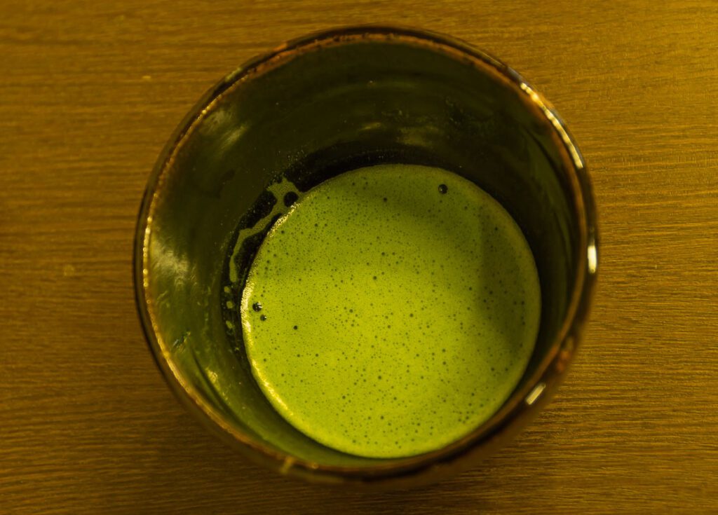 Green Tea(Matcha) at SHINRYOKUDO