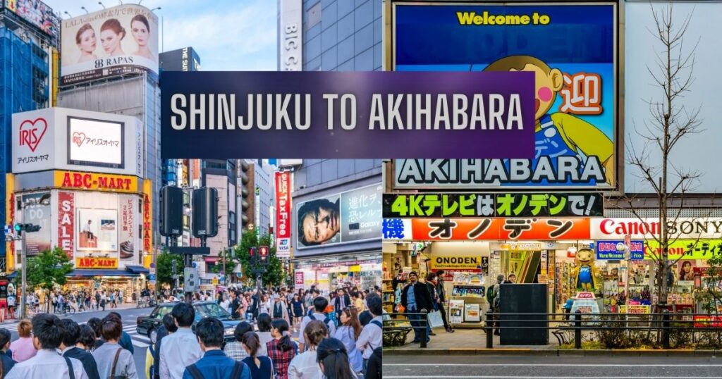 Akihabara from Shinjuku