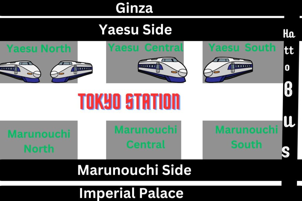Map of Tokyo Station