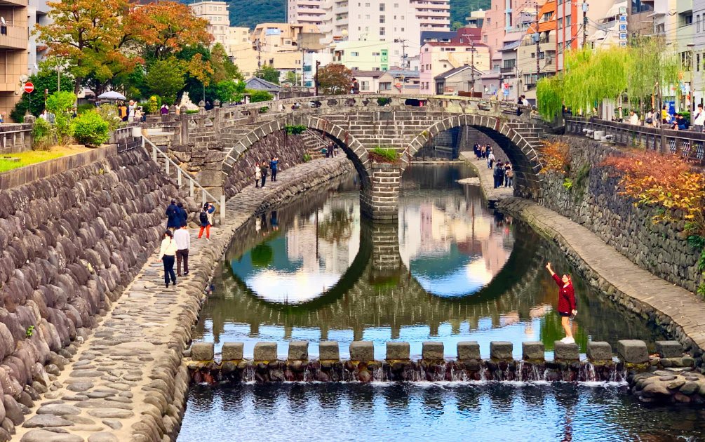 What's Nagasaki's Iconic Megane Bridge?