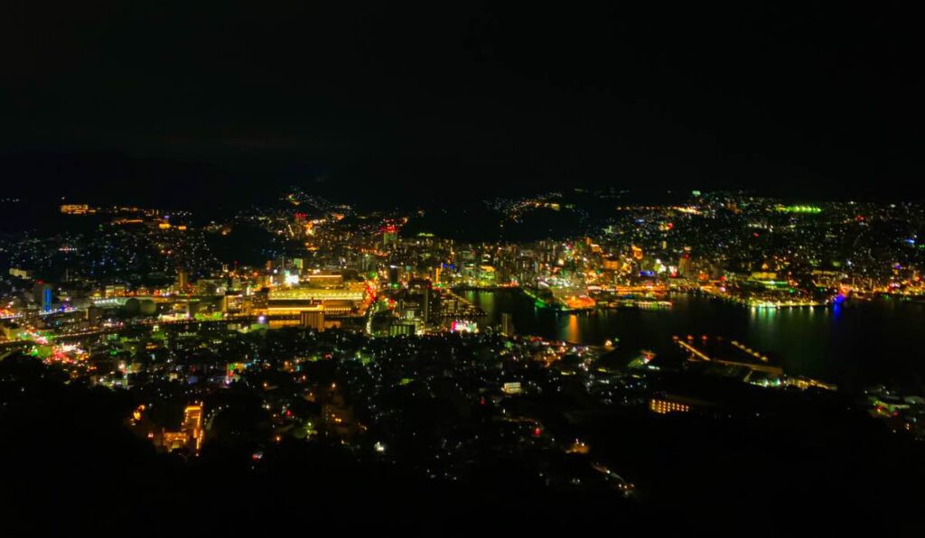 One of the Best 3 Views of Japan from Inasa mountain